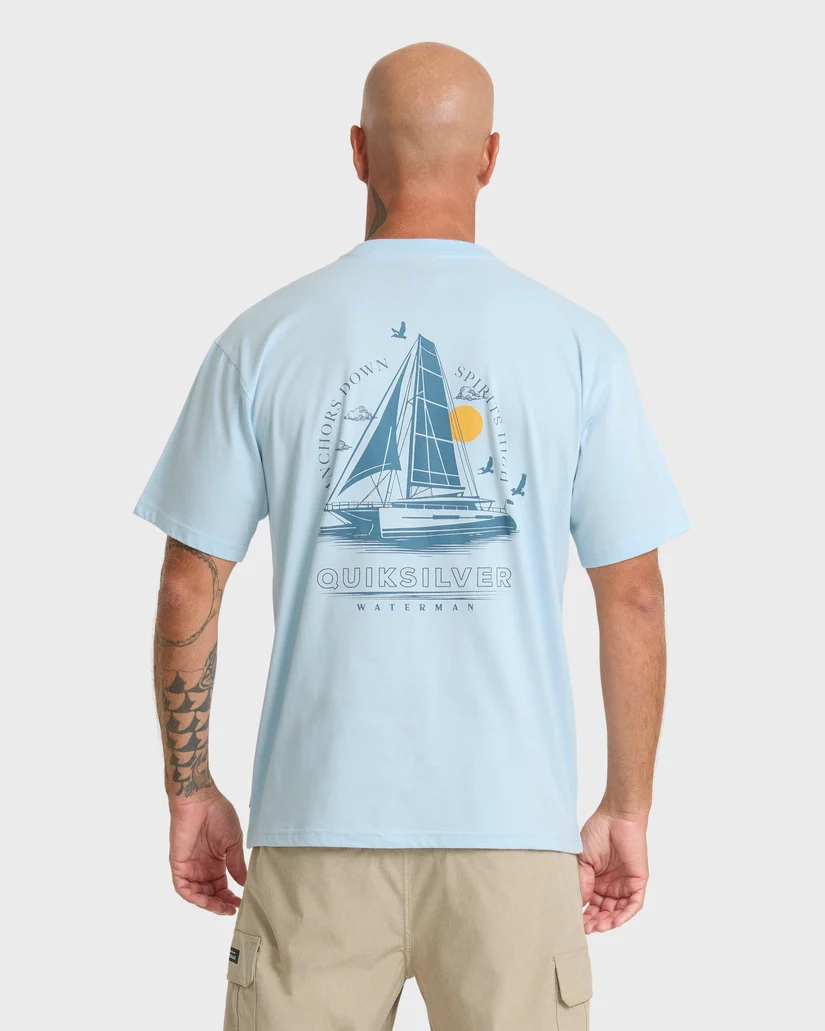 Quiksilver: Waterman Anchors Down Short Sleeve T-Shirt