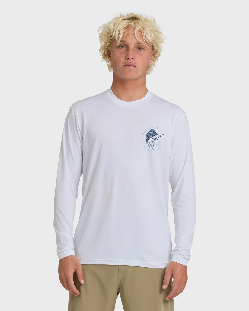Quiksilver: Waterman Cool Breeze UPF 50 Long Sleeve Surf Shirt