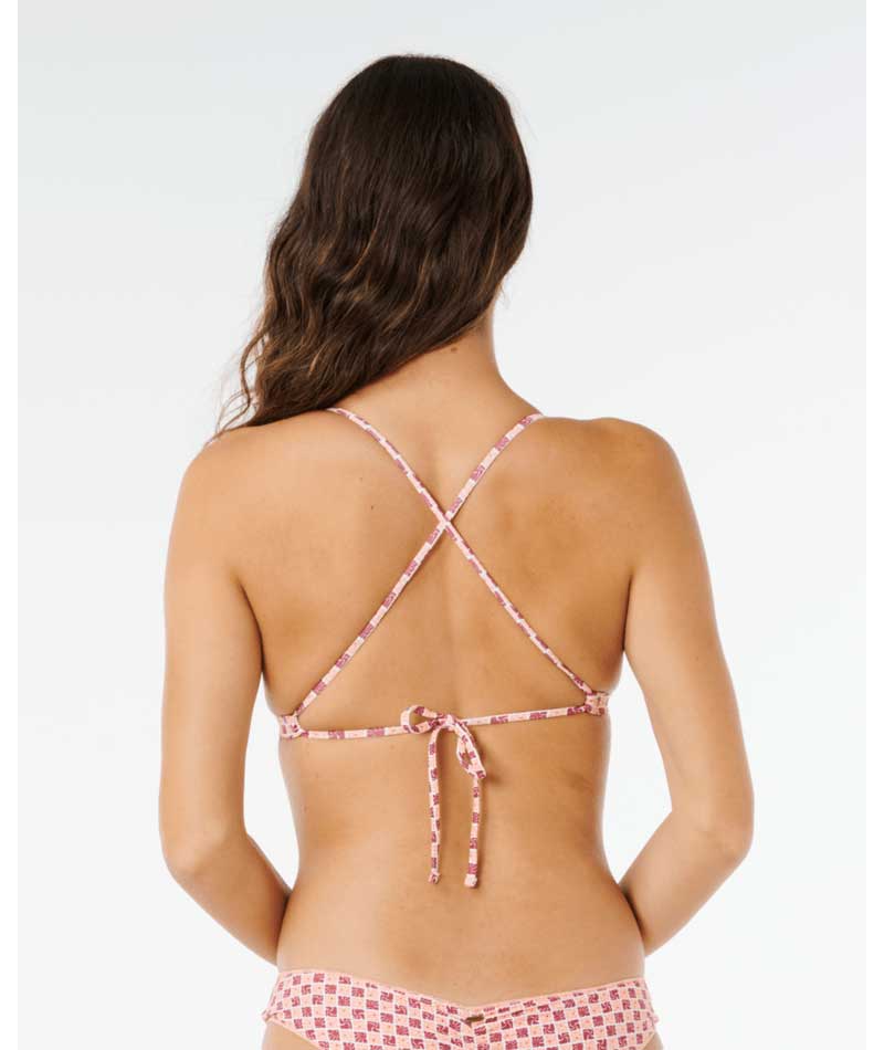 Rip Curl: Classic Surf X-Back Triangle Bikini Top - MULTICO