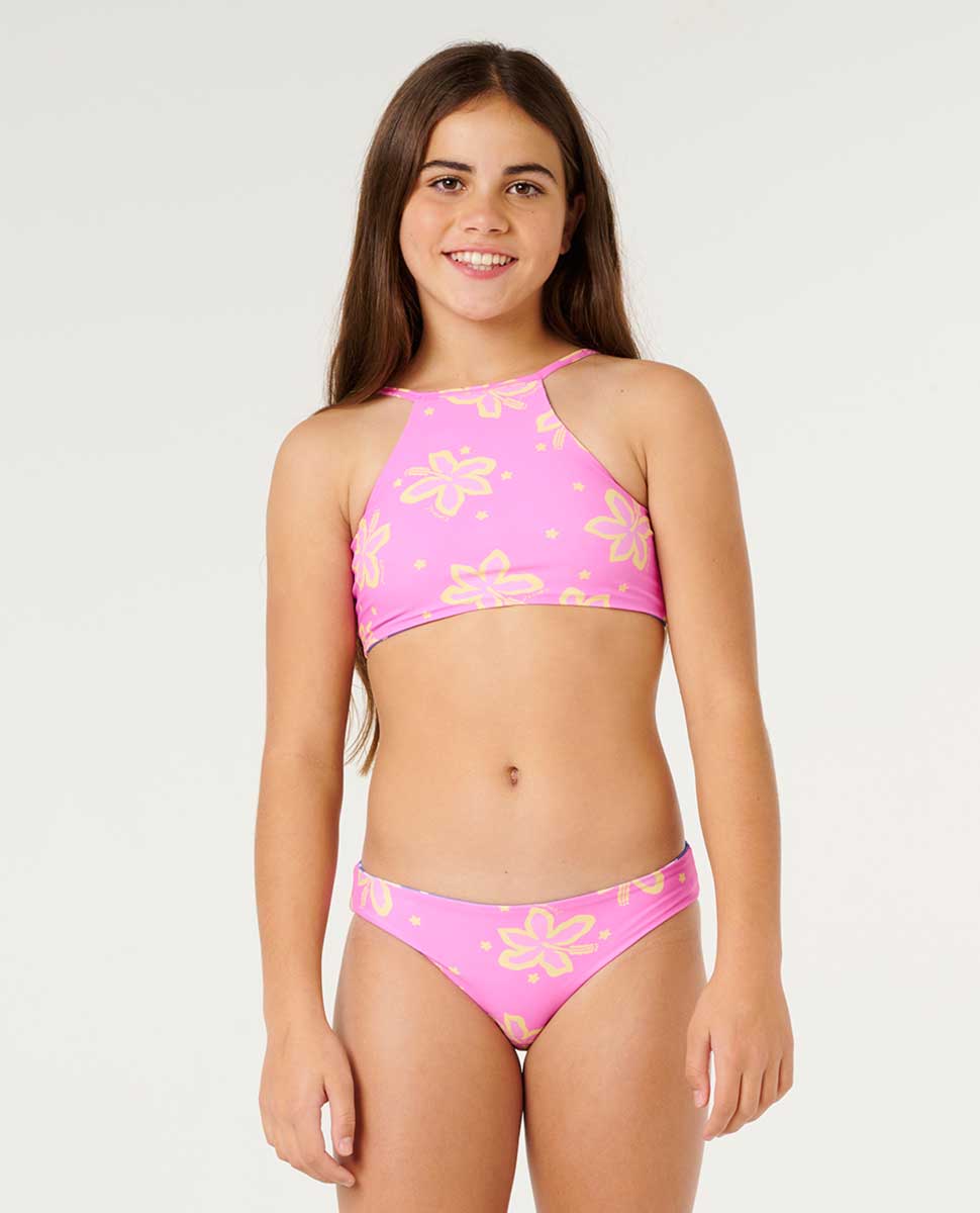 Rip Curl: Girls 2Pc Tropical Dawn Revo Bikini Set