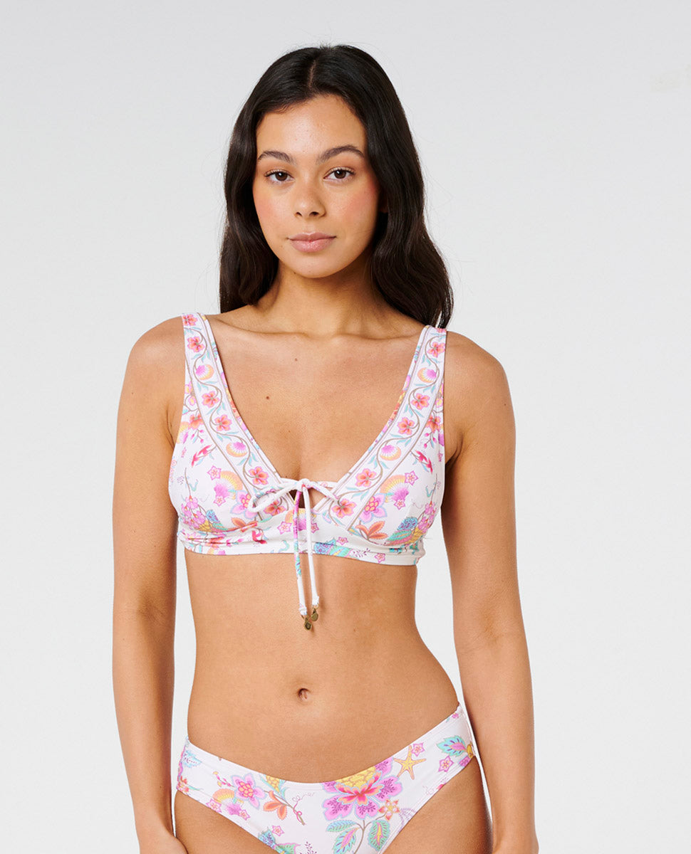 Rip Curl: Half Moon Bay Multi Fit Deep V Bikini Top