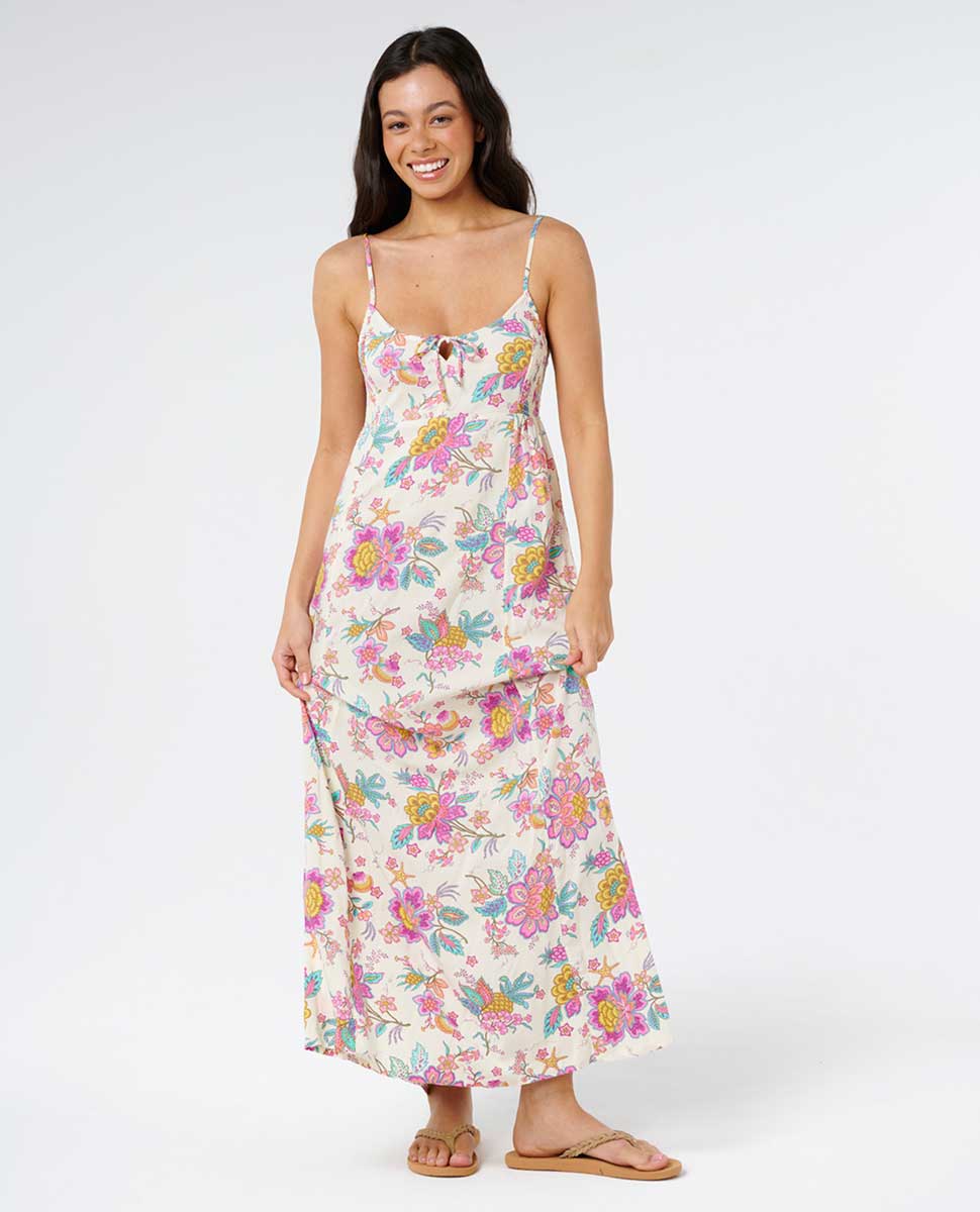 Rip Curl: Half Moon Bay Shirred Side Maxi Dress