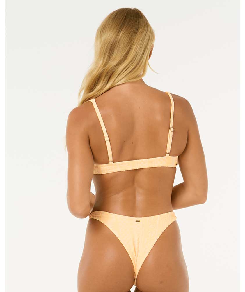 Rip Curl: La Joya Tall Knot Triangle Bikini Top - MANGO