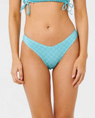 Rip Curl: Moon Geo Hi Leg Cheeky Bikini Bottom