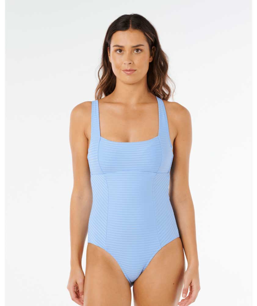 Rip Curl: One Piece Premium Surf D-DD Full Coverage Swimsuit - LT.BLUE