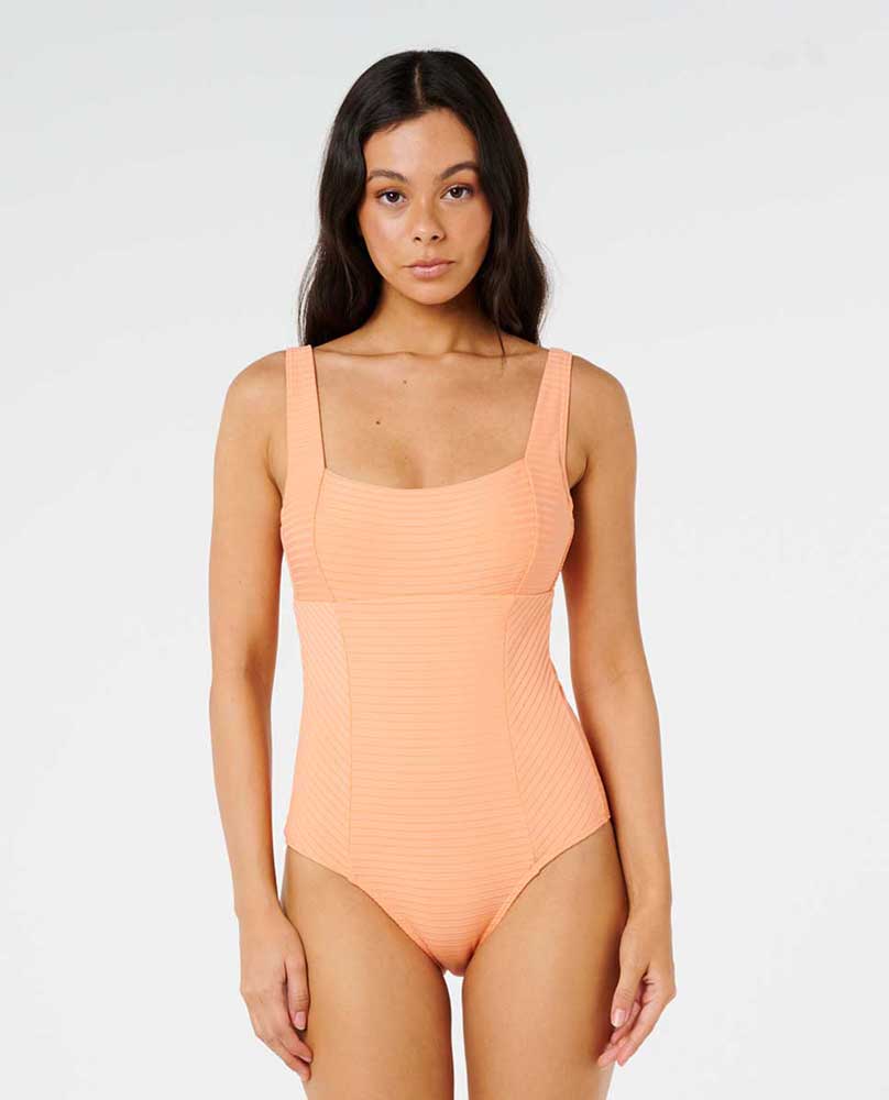 Rip Curl: One Piece Premium Surf D-DD Full Coverage Swimsuit - PAPAYA