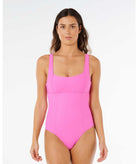 Rip Curl: One Piece Premium Surf D-DD Full Coverage Swimsuit - SPR PINK