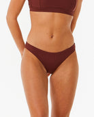 Rip Curl: Premium Surf Cheeky Bikini Bottom - PLUM