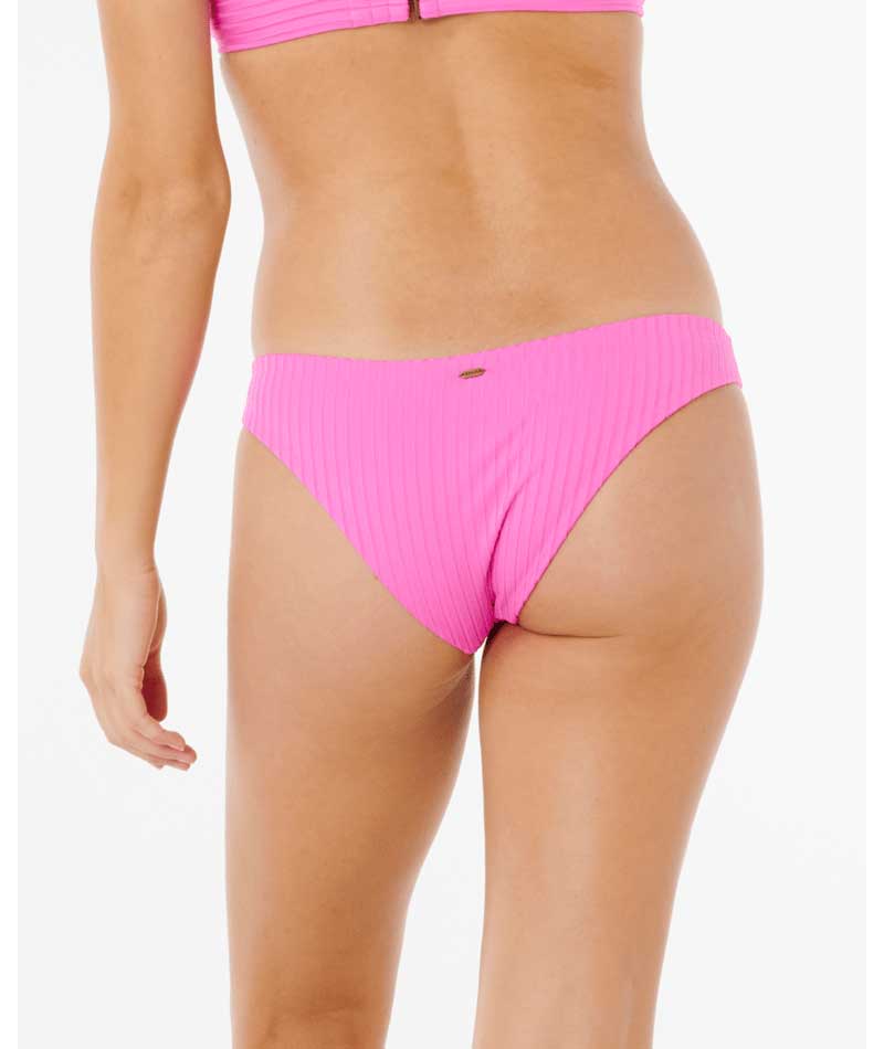 Rip Curl: Premium Surf Cheeky Bikini Bottom - SPR PINK