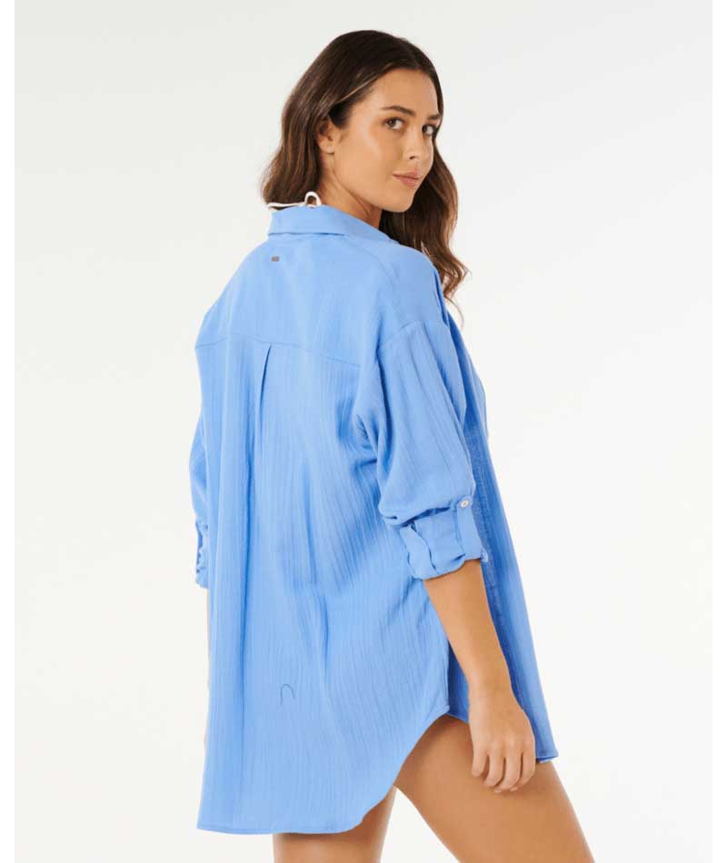 Rip Curl: Premium Surf Holiday Shirt - CFLWRBLU