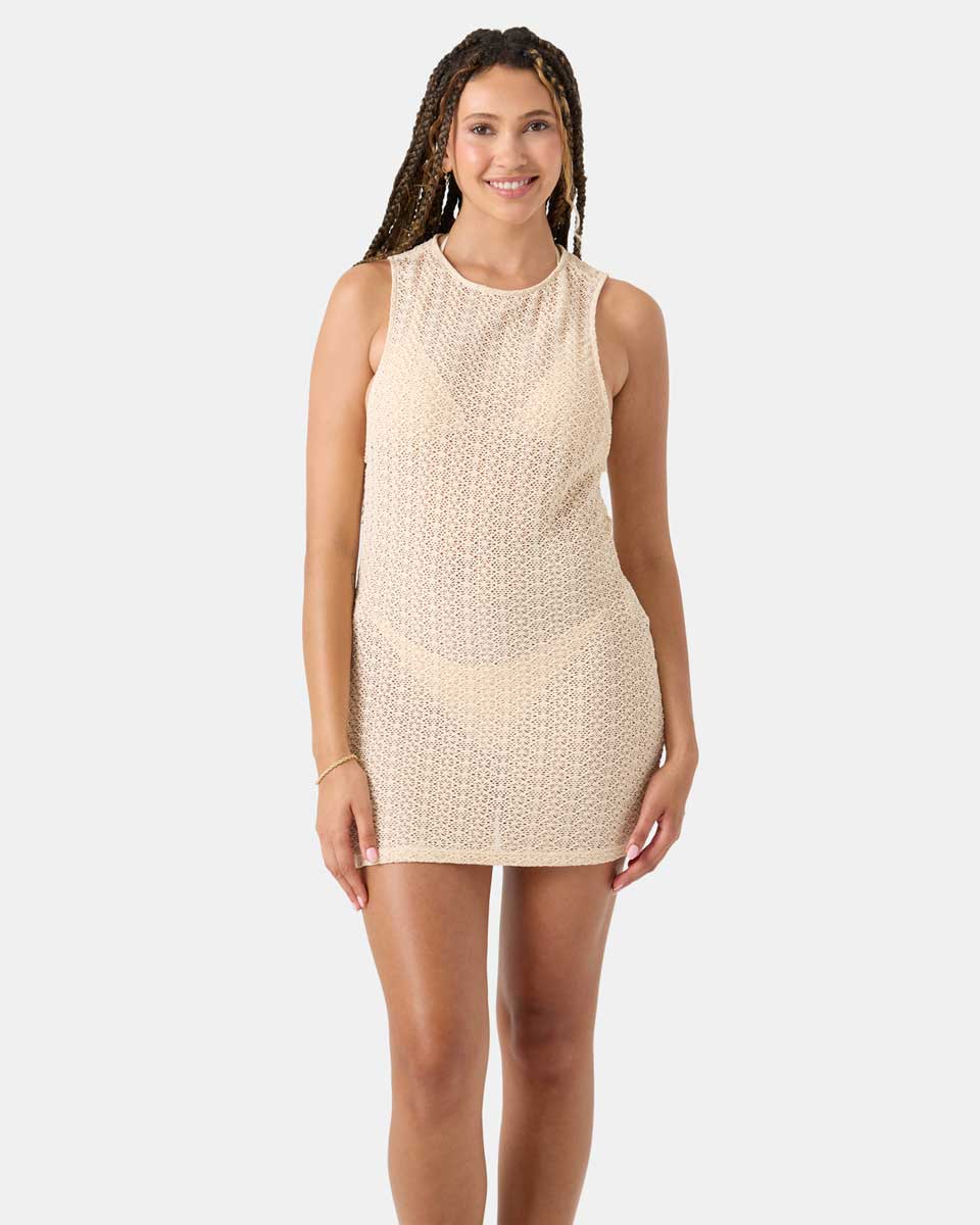 Roxy :Crochet Cover Up Dress