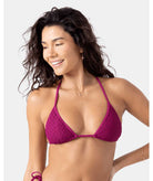 Roxy: Crochet Mini Tiki Triangle Bikini Top