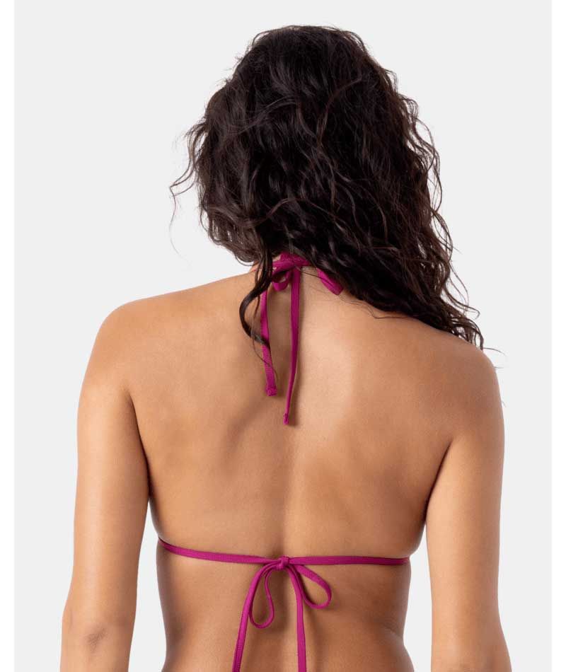 Roxy: Crochet Mini Tiki Triangle Bikini Top