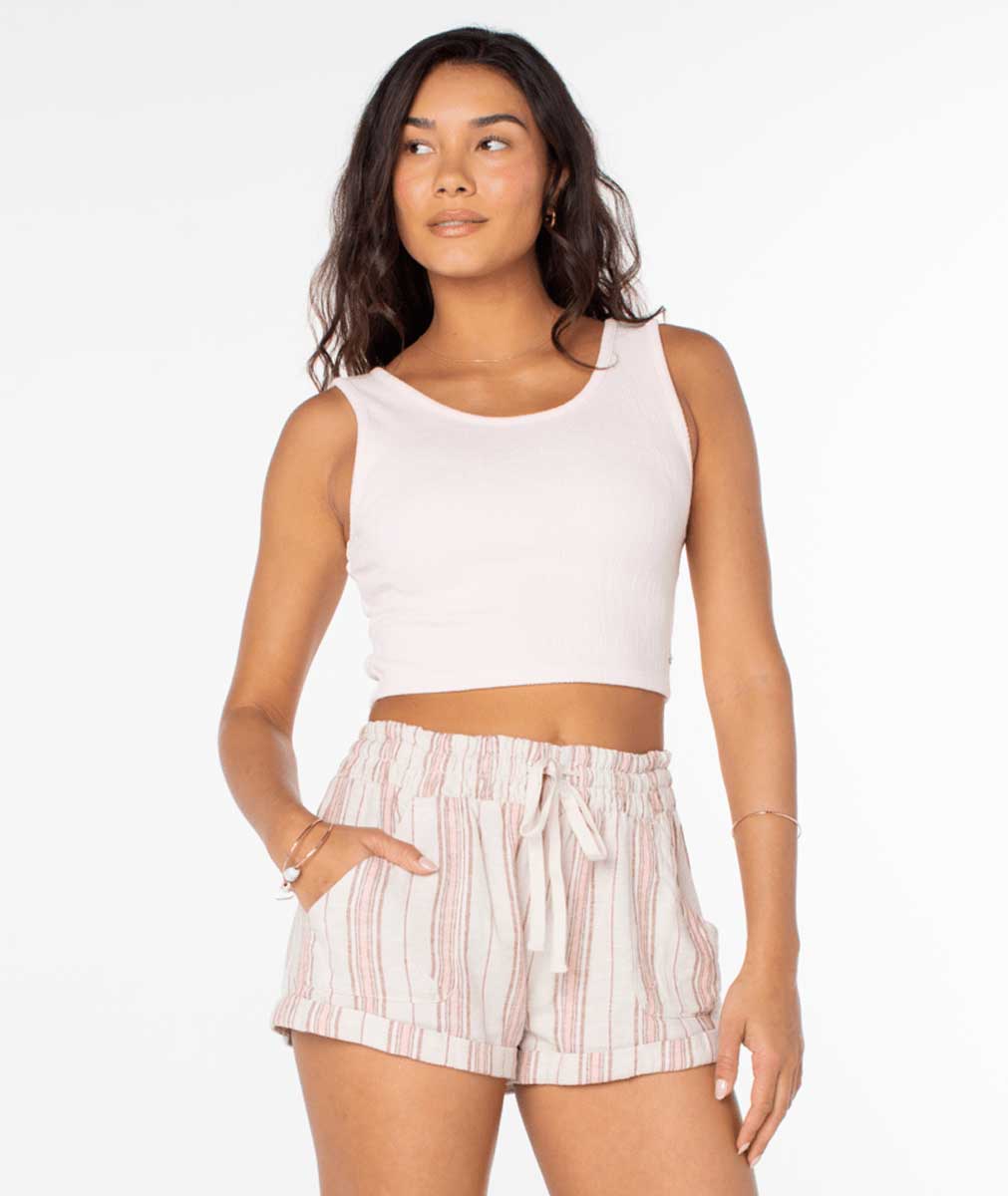 Roxy: Good Keepsake Solid CropTop