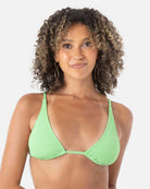 Roxy: Haliewa Built Up Triangle BikiniTop - VBN