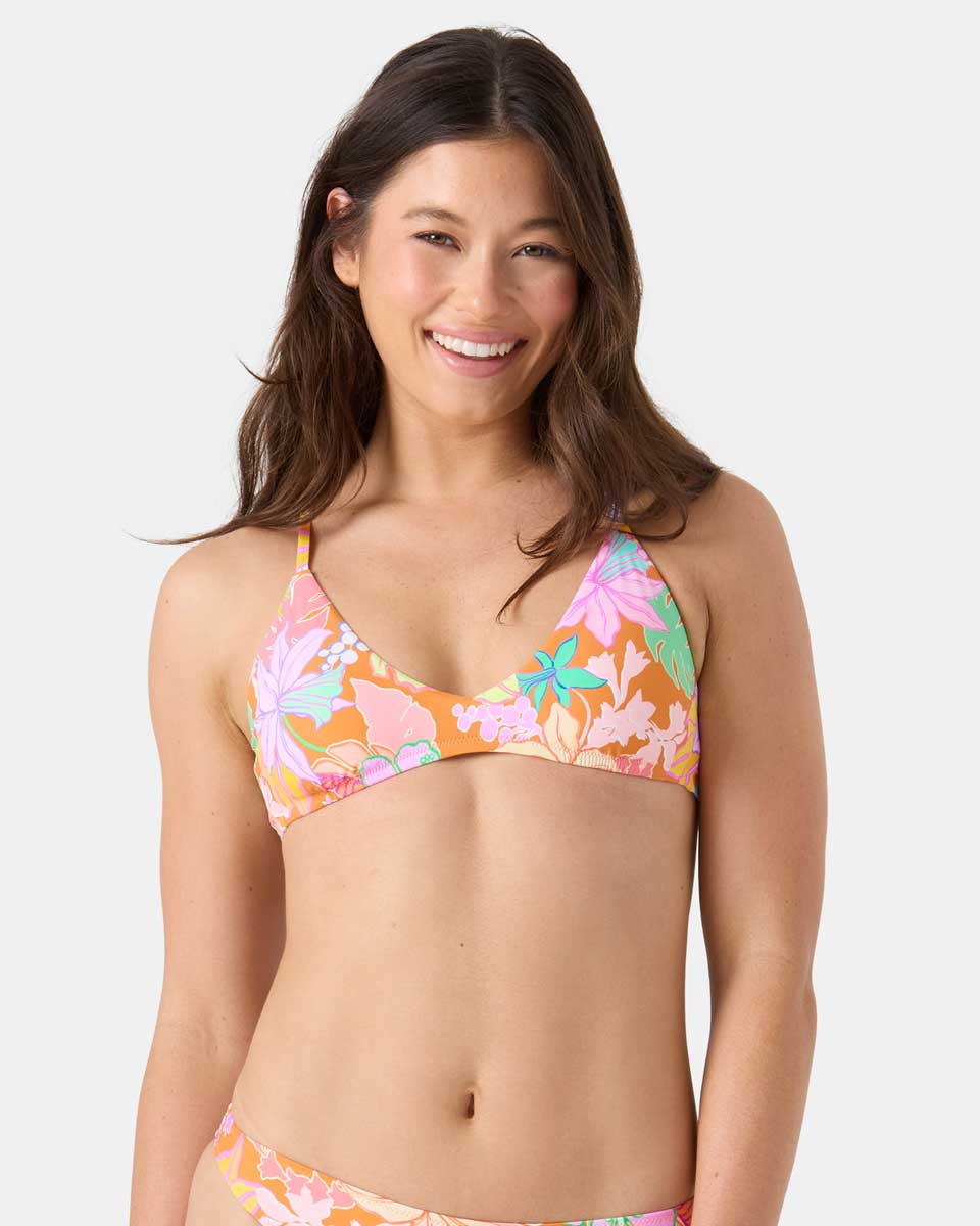 Roxy: Lei It On Me Athletic Triangle Bikini Top