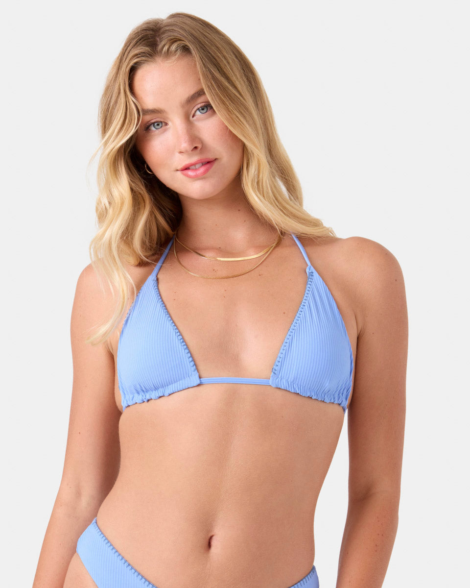Roxy: Loop Me In Mini Tiki Triangle Bikini Top
