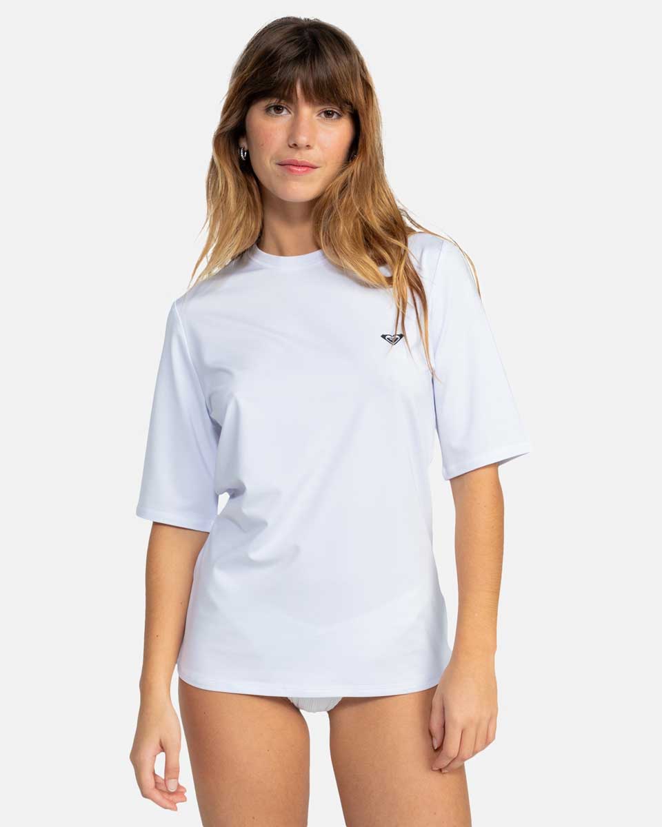 Roxy: New Enjoy Waves Short Sleeve Rashguard – Swim City