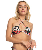 Roxy: Printed Beach Classics Fashion Triangle Bikini Top