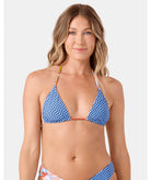 Roxy: Ripple Effect Reversible Mini Tiki Triangle Bikini Top