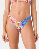 Roxy: Ripple Effect V Front Scoop Cheeky Bikini Bottom