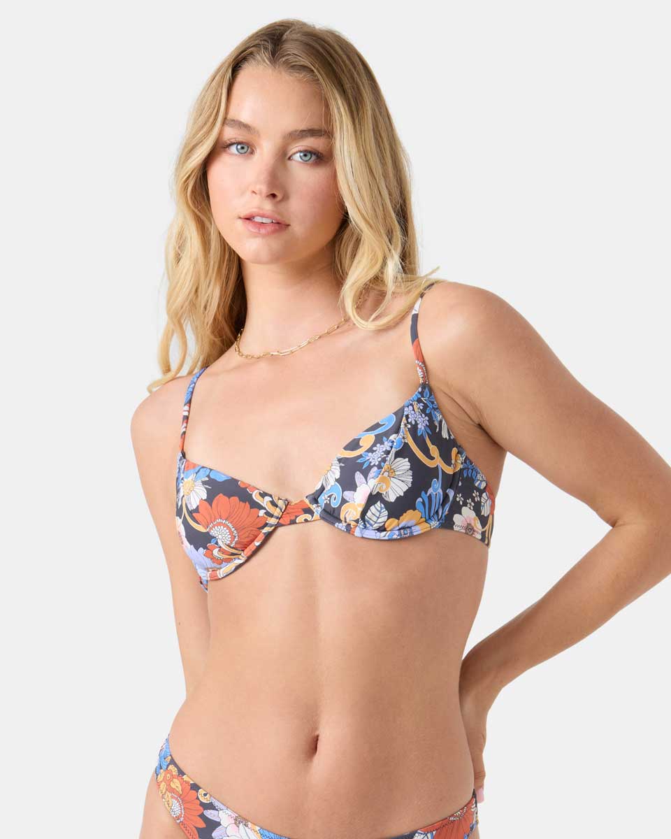 Roxy: Soulflower Demi Underwire Bikini Top