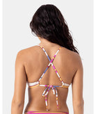 Roxy: Sunset Swells Cut Out Bralette Bikini Top