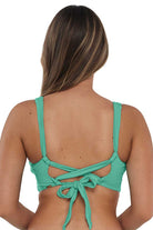 Sunsets: Aqua Mist Sandbar Ribbed Elsie Top