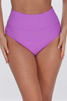 Sunsets: Berry Burst Solid Hannah High Waist Bottom