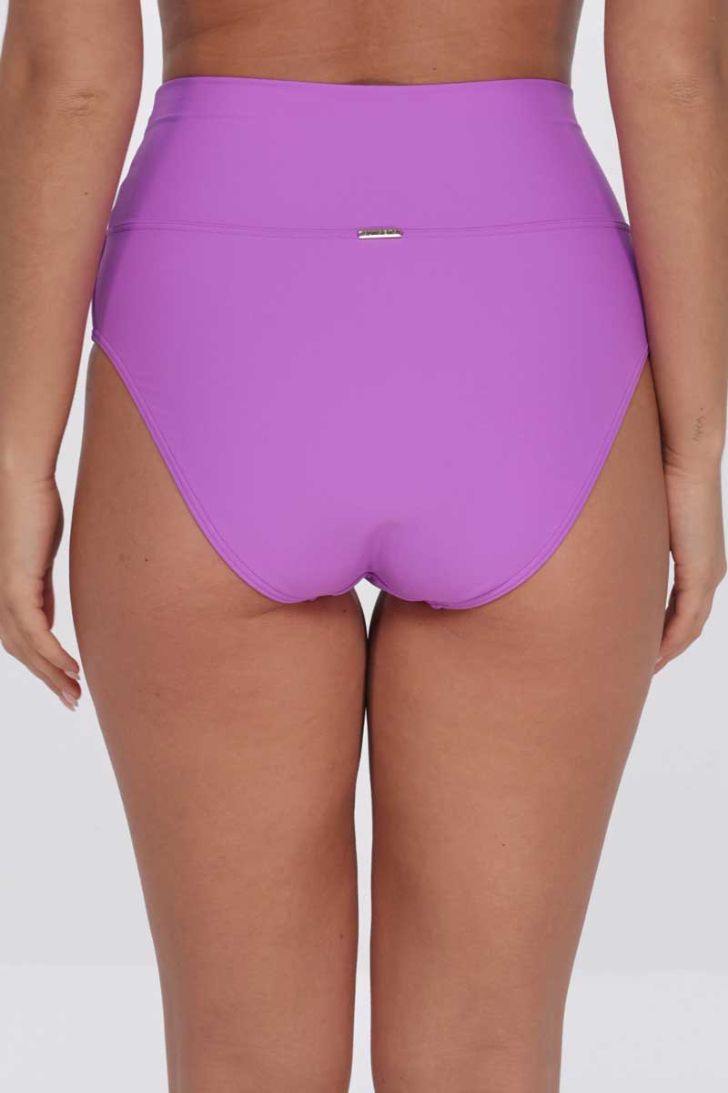 Sunsets: Berry Burst Solid Hannah High Waist Bottom