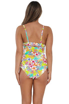 Sunsets: Botanical Bliss Sandbar Rib Serena Tankini Top