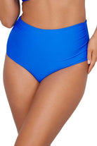 Sunsets: Electric Blue Capri High Waist Bottom