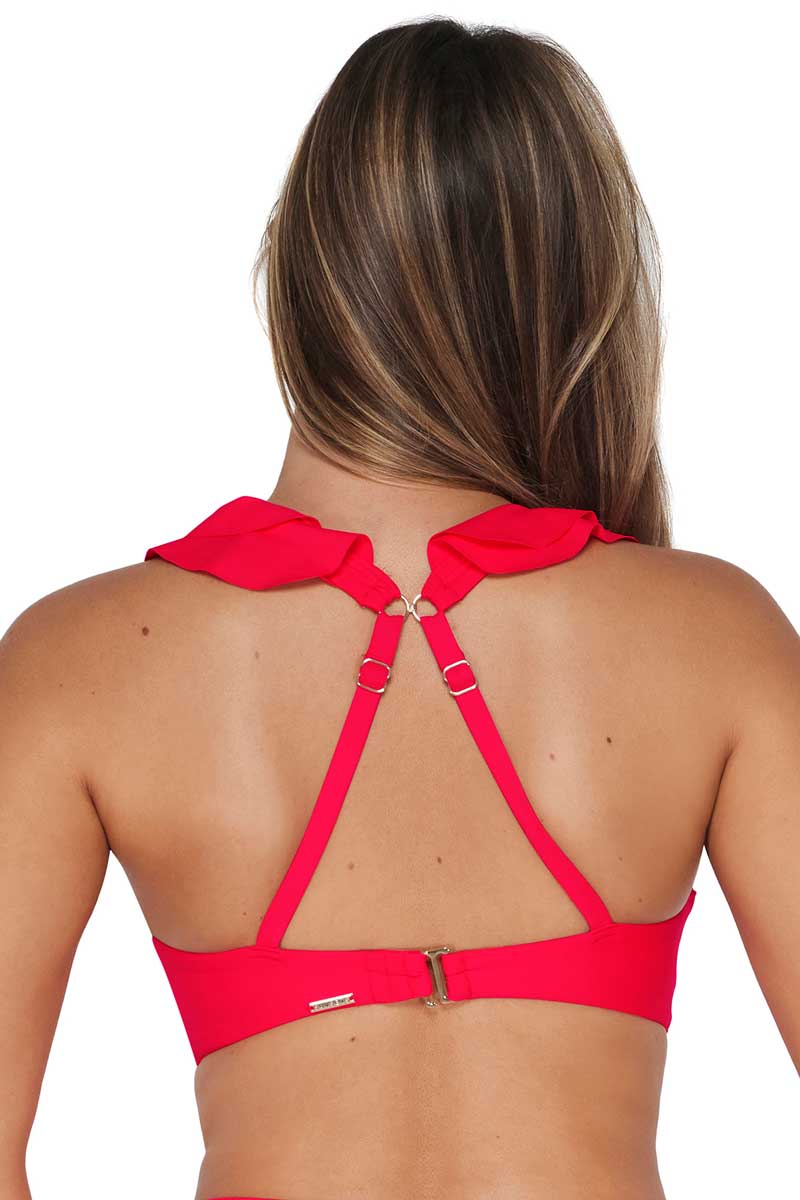 Sunsets: Geranium Willa Wireless Top