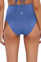Sunsets: Harbor Blue Sandbar Rib Hannah High Waist Bottom