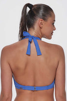 Sunsets: Harbor Blue Sandbar Rib Muse Halter Top