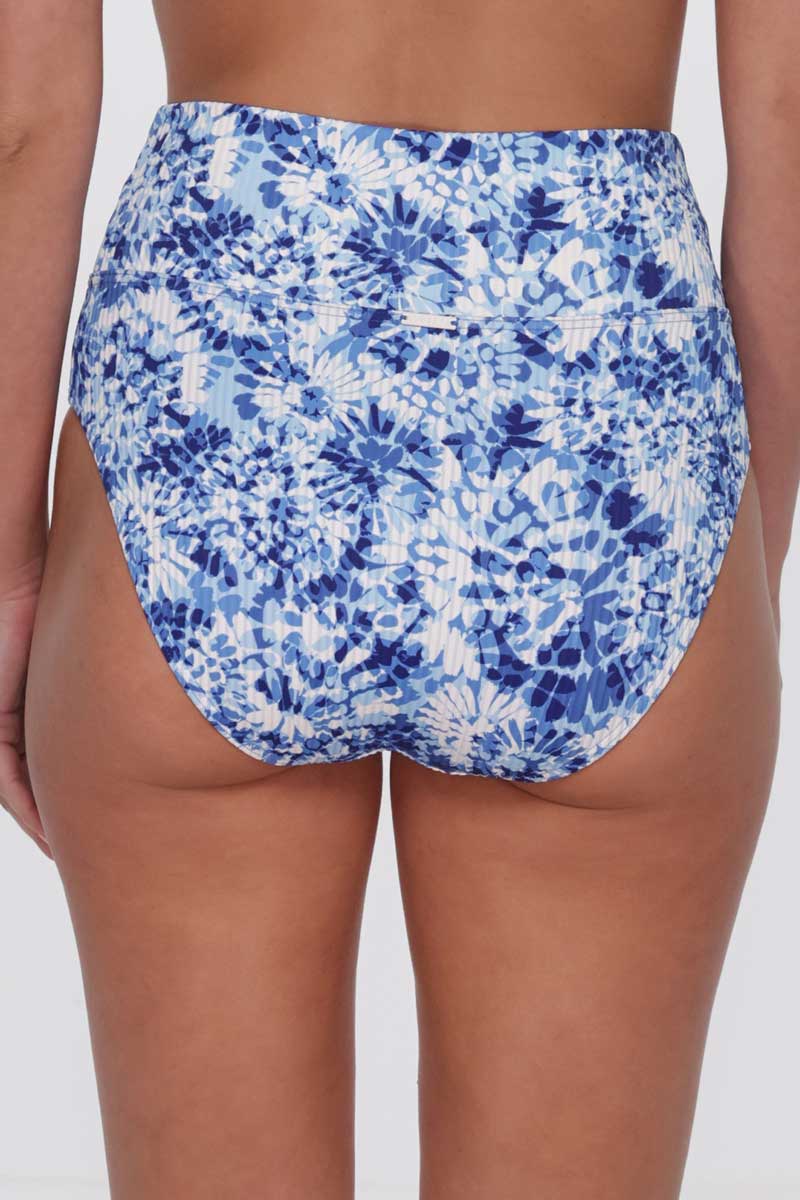 Sunsets: Island Ink Rib Hannah High Waist Bottom