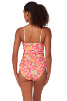 Sunsets :Magic Hour Crepe Taylor Tankini Top