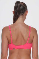 Sunsets: Solid Posy Pink Crepe Ally Underwire Bra
