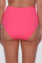 Sunsets: Solid Posy Pink Crepe Hannah High Waist Bottom
