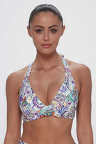 Sunsets: Tide Pool Twist Muse Halter Top