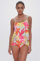 Sunsets: Tropicolor Crepe Elena Tankini Top