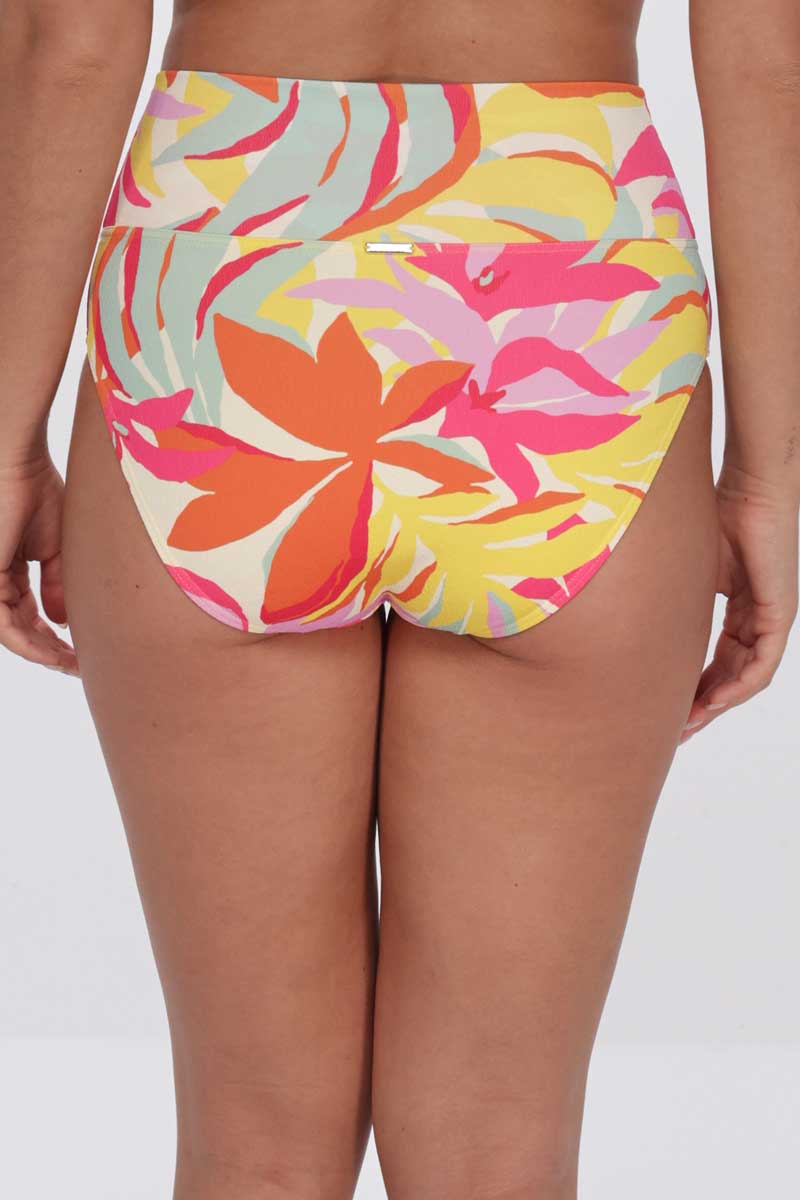 Sunsets: Tropicolor Crepe Hannah High Waist Bottom