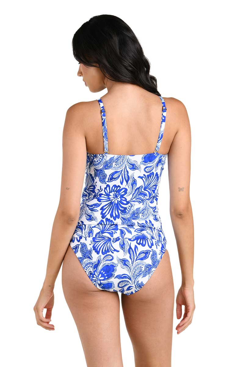 Tommy Bahama: Botanical Brocade Keyhole Tankini Top