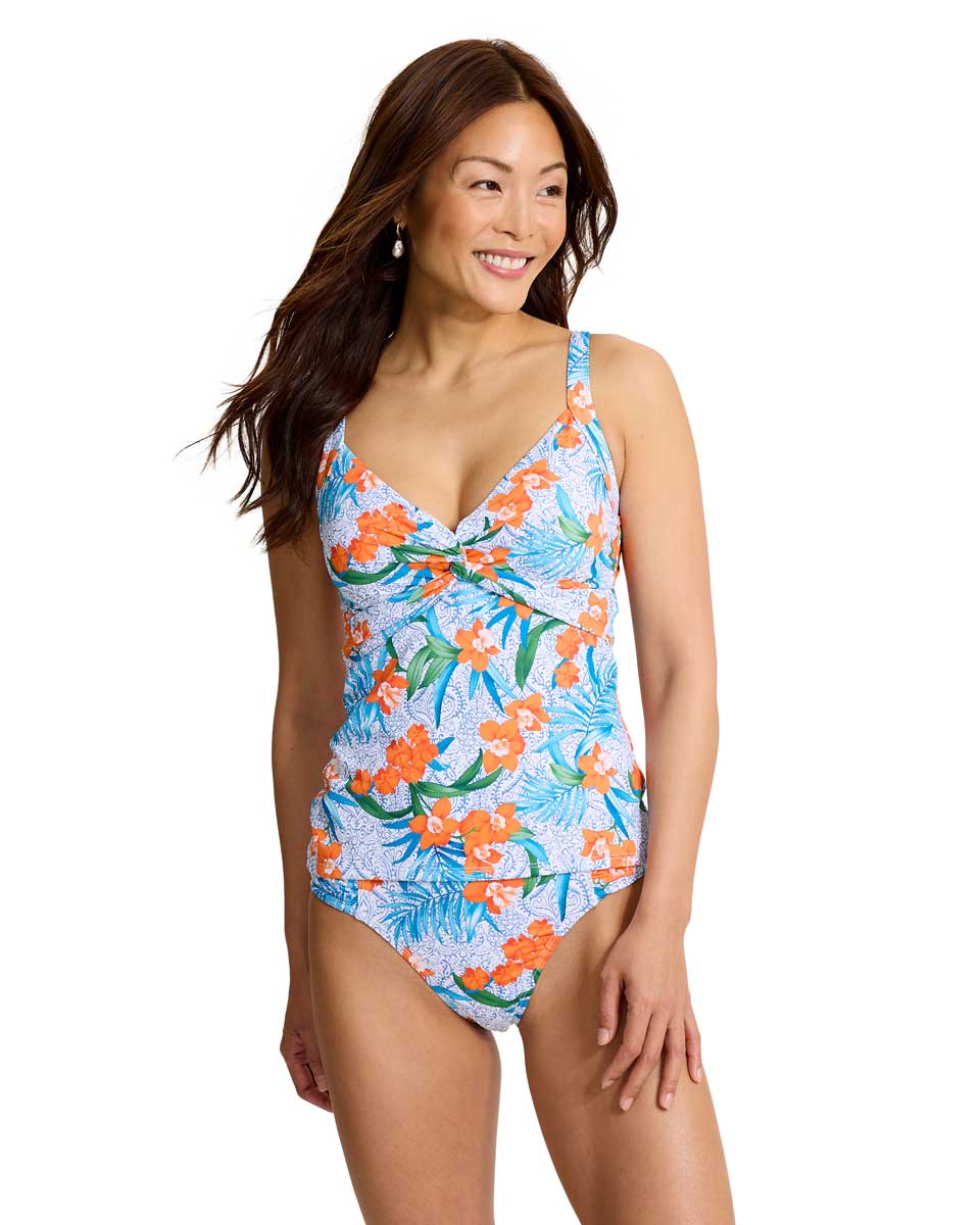 Tommy Bahama: Goa Tropical Twist Tankini Top