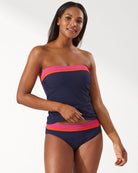 Tommy Bahama: Island Cays Colorblock Bandini Top - P.PINK