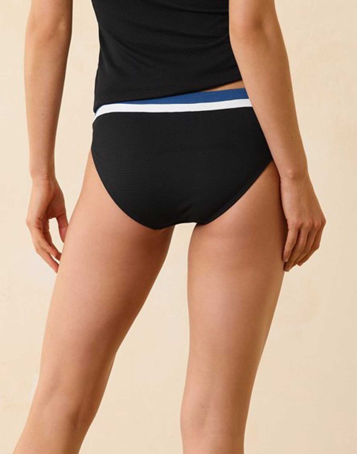 Tommy Bahama: Island Cays Colorblock Hipster Bikini Bottom - INDIGO BLUE