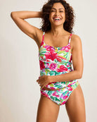 Tommy Bahama: Island Cays Fiesta Reversible Maillot Tankini Top