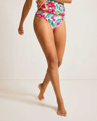 Tommy Bahama: Island Cays Fiesta Reversible Side Shirred Hipster Bikini Bottom