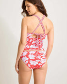 Tommy Bahama: Island Cays Fiori Reverable Cross Back Tankini Top