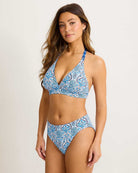 Tommy Bahama: Noble Pineapple Reversible Halter Bikini Top